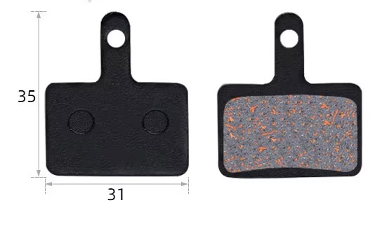 Гальмівні колодки DN TP-01B, пара (TP-01B-1)