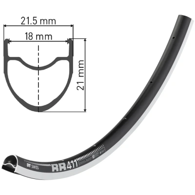 фото - Обід DT SWISS RR 411S 29×18 RIM BRAKE 32отв.