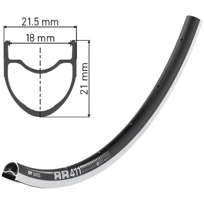 фото - Обод DT SWISS RR 411S 29×18 RIM BRAKE 32отв.