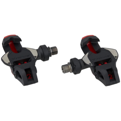 фото - Педали  контактные TIME XPro 12 road pedal, including ICLIC free cleats, Black/Red