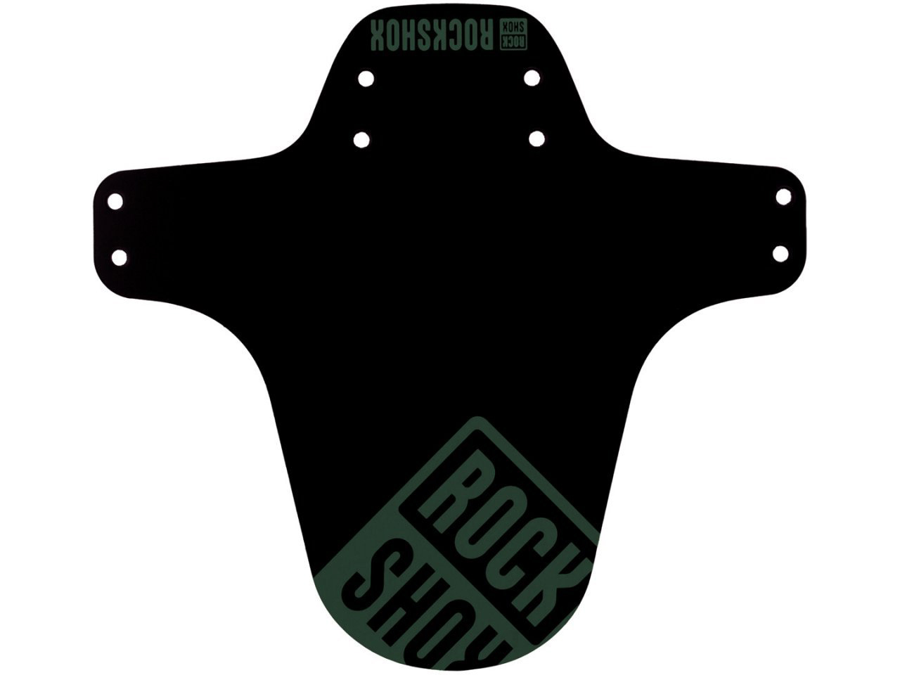 Фото Крыло RockShox MTB Black with Forest Green Print