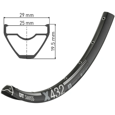 фото - Обід DT SWISS X 432 29×25 DISK BRAKE 28отв.
