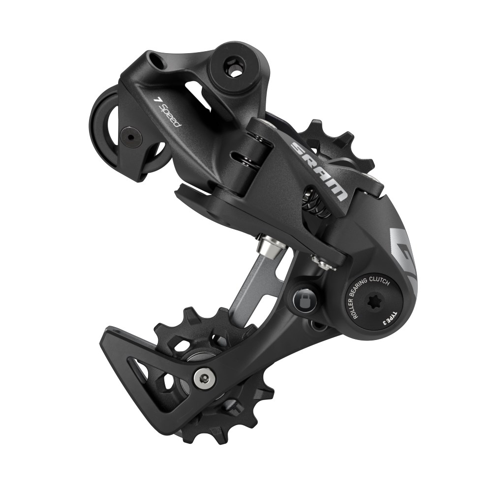 Задній перемикач SRAM GXDH 7ск Medium Cage Black