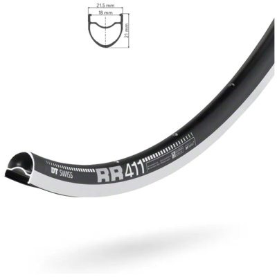 фото - Обод DT SWISS RR 411S 29×18 RIM BRAKE 28отв.