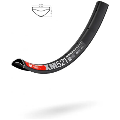 фото - Обід DT SWISS XM 521 27.5х35mm DISK BRAKE 28отв.