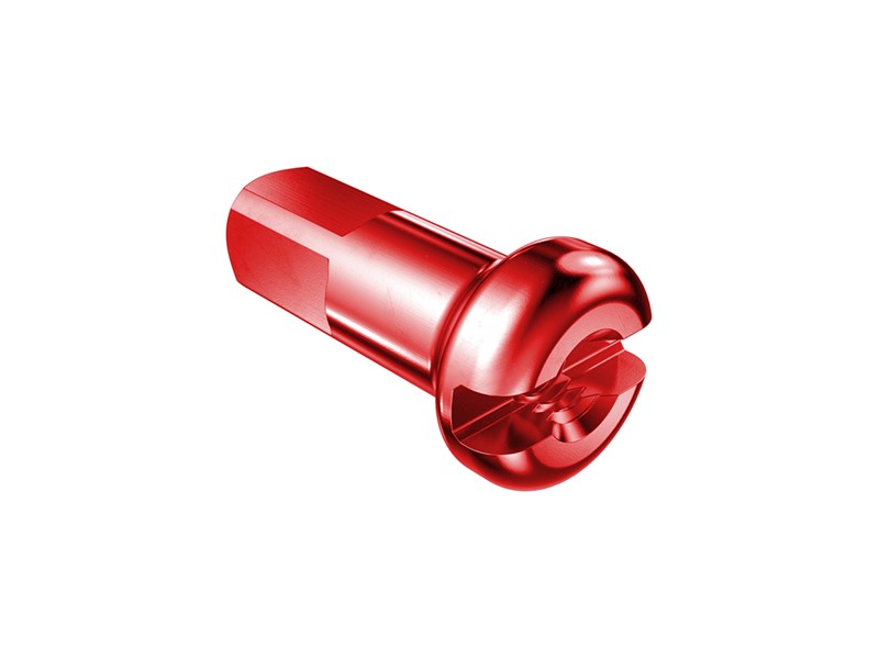 Ніпелі алюмінієві DT nipples in light alloy red 2.0 x 12 mm 30-008 х100шт
