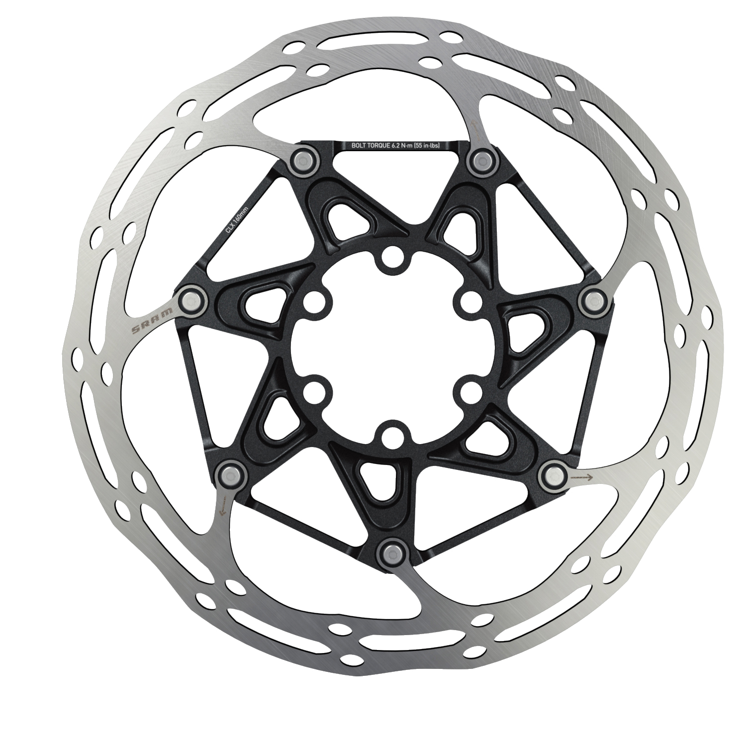 Ротор ROTOR CNTRLN 2P 140MM BLACK ST ROUNDED