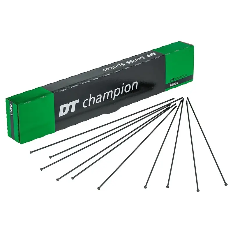 Фото Шприхи прямые DT champion Standart 2.0mm x 300mm (Черн.) х100шт
