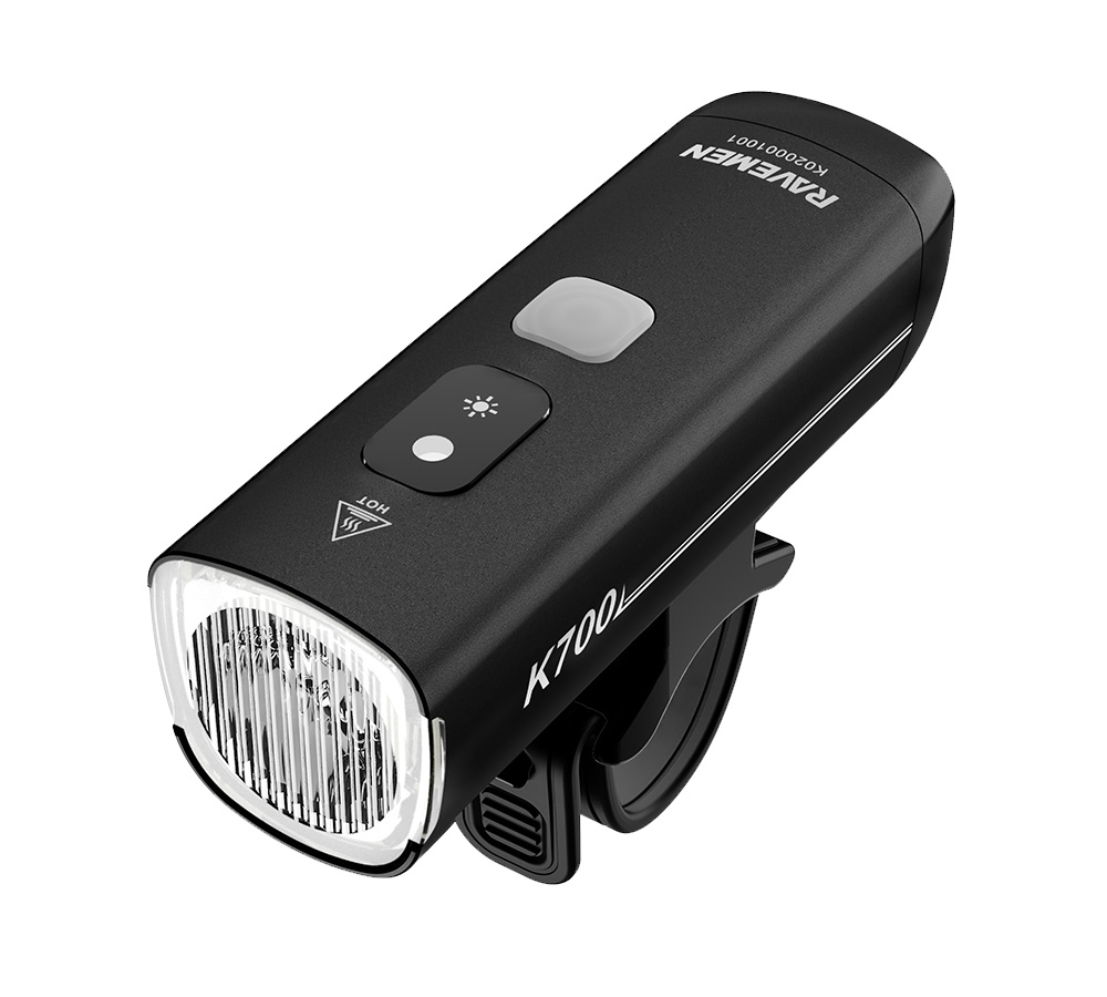 Фото Велосипедная фара Ravemen K700 (700 lm, 2200 mAh) с датчиком освещенности