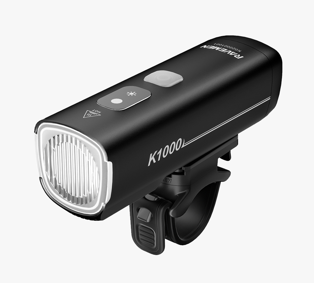 Фото Велосипедная фара Ravemen K1000 (1000 lm, 4000 mAh) с датчиком освещенности