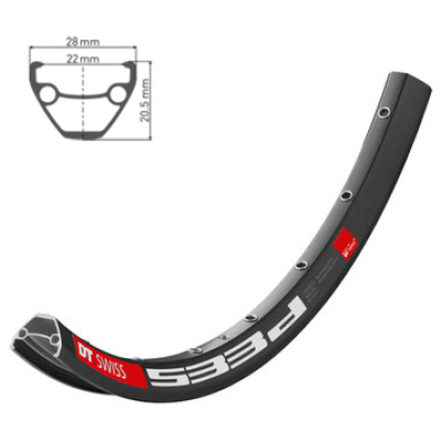 фото - Обод DT SWISS 533D 27×22 DISK BRAKE 28отв.