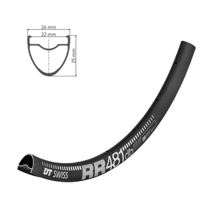 Фото Обод DT SWISS RR 481 27X22 DISK BRAKE 24отв.