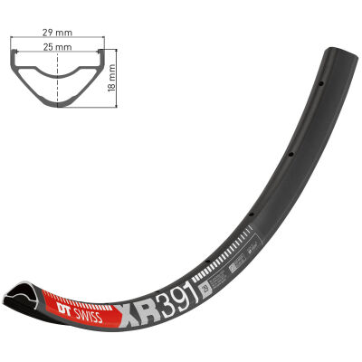 фото - Обод DT SWISS XR 391 29×25 DISK BRAKE 28отв.