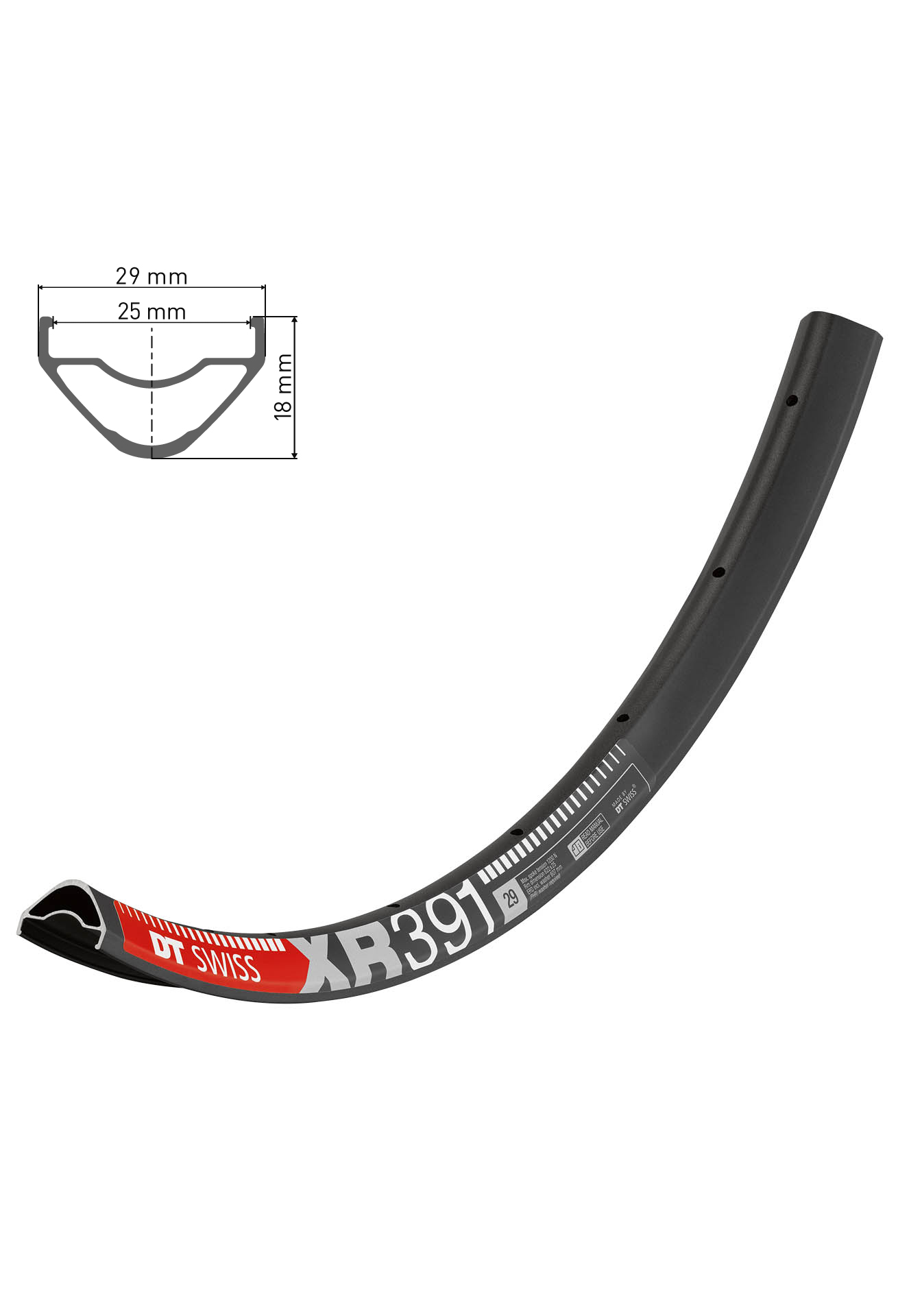 Обід DT SWISS XR 391 29x25 DISK BRAKE 28отв.