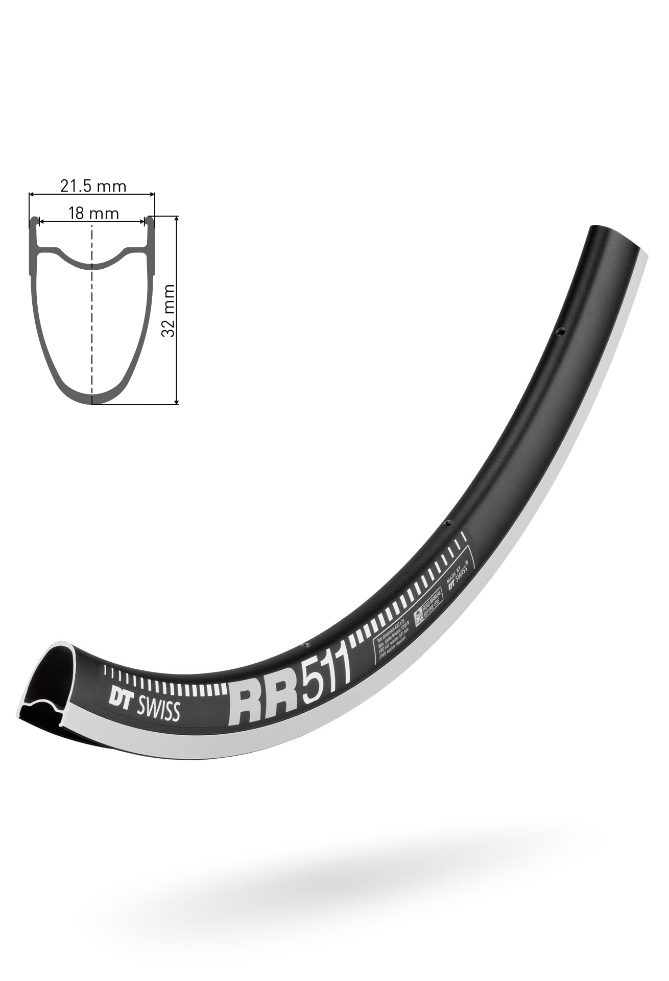 Фото Обод DT SWISS RR 511 29×18 RIM BRAKE 24отв.