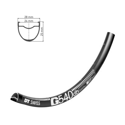 Фото Обод DT SWISS G 540 27X24 DISK BRAKE 28отв.