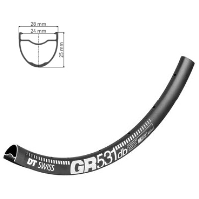 фото - Обод DT SWISS GR 531 29X24 DISK BRAKE 24отв.