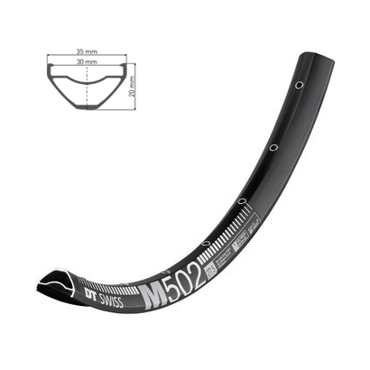 Фото Обод DT SWISS M 502 27×30 DISK BRAKE 28отв.