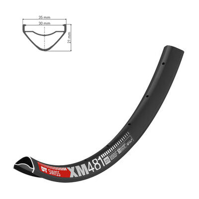 фото - Обод DT Swiss XM 481 29″ (622×30) TLR 28 отверстий под диск черный PV