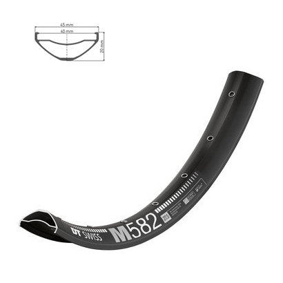 Фото Обод DT SWISS M 582 27×40 DISK BRAKE 28отв.