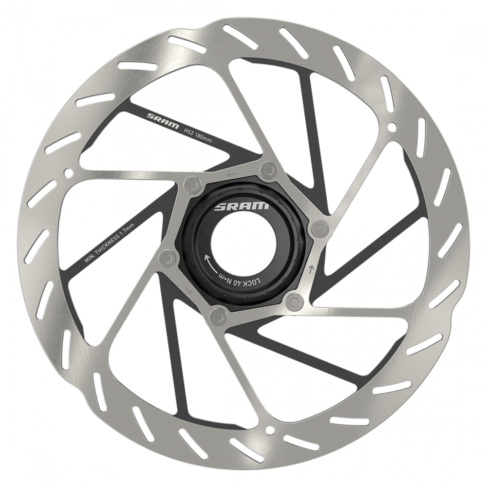 Ротор SRAM HS2 160mm Center Lock (includes lockring) Rounded