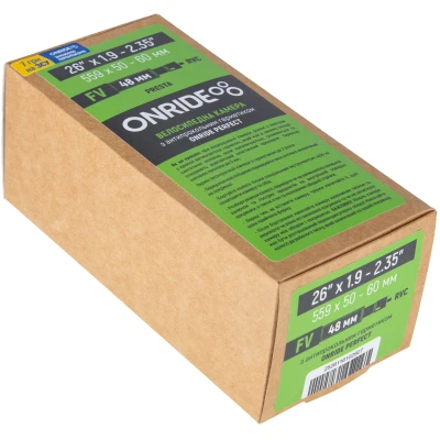 фото - Камера ONRIDE с герметиком ONRIDE Perfect 26"x1.9-2.35" (559×50-60) FV 48 RVC