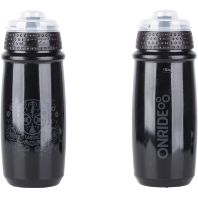 фото - Фляга ONRIDE Forever 20 650 мл, з ковпачком, чорно-сіра
