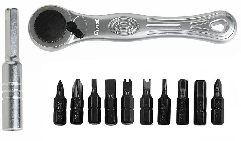 Фото Ключ трещотка ProX KIT-15, 105мм с шестигранниками (A-N-0307)
