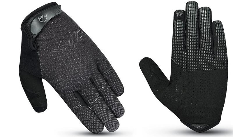 Велорукавички ProX Long Edition GEL PRO, AIR VENT, Touch, сірий-чорний (A-PZ-0877)
