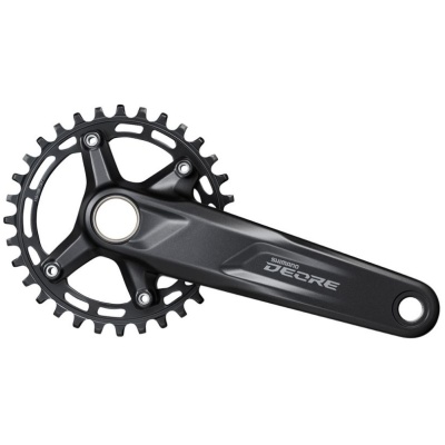 фото - Шатун без каретки AL L175мм 30T с интегр.осью черный SHIMANO Deore FC-M5100-1