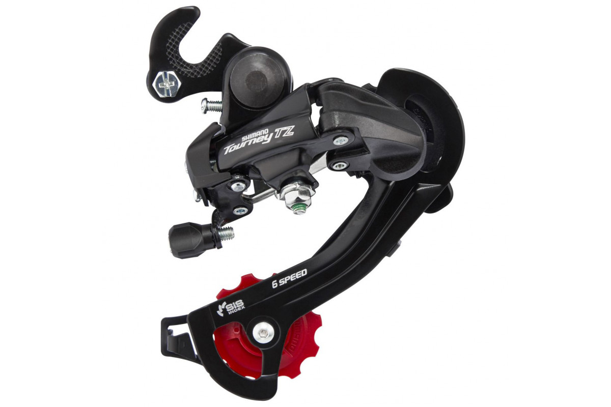 Фото Перемикач задн. 7 шв. під гак чорний SHIMANO RD-TZ500В