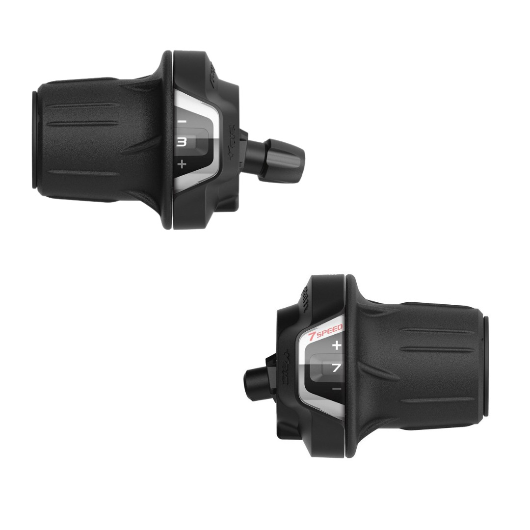 Фото Ручки переключения Грипшифт L3 R7 SHIMANO RV300 индекс. с дисплеем