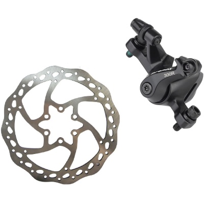 фото - Суппорт дискового тормоза ProMax DSK-300R+ротор 160мм, черный (DSK-300R)