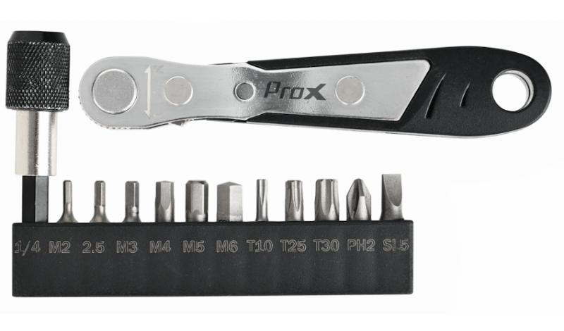 Фото Ключ трещотка ProX KIT-17, 110мм с битами (A-N-0295)