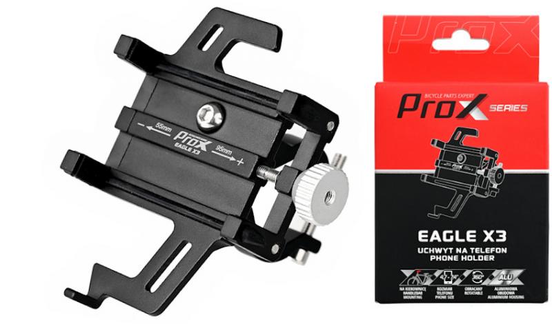 Велотримач ProX Eagle X3 для телефону 4.7-7.4" ALU, чорний (A-O-B-P-0486)