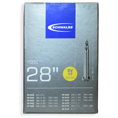 фото - Камера Schwalbe SV 17 Standart 28" (28/47-622/635) SV 60мм