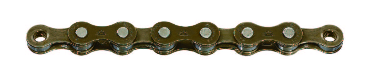 Фото Цепь SunRace CNM22 Brown, 7-6 скоростей, 116 звеньев, с соединительным пеном