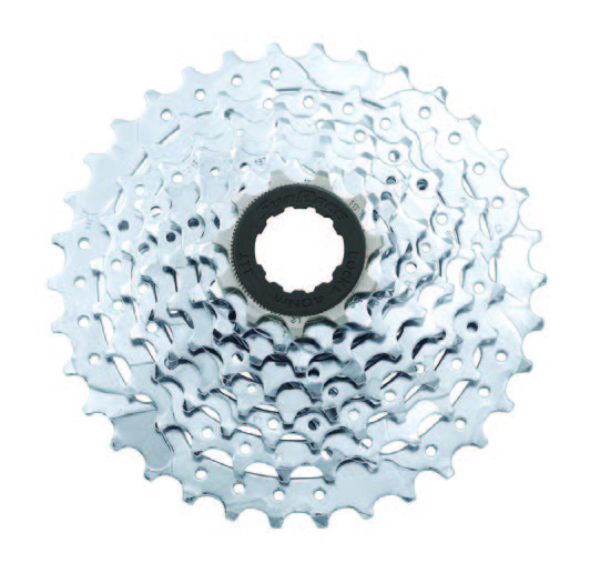 Фото Касета SunRace CSM55 8AV U, 8 ск, 11-34T, Zinc