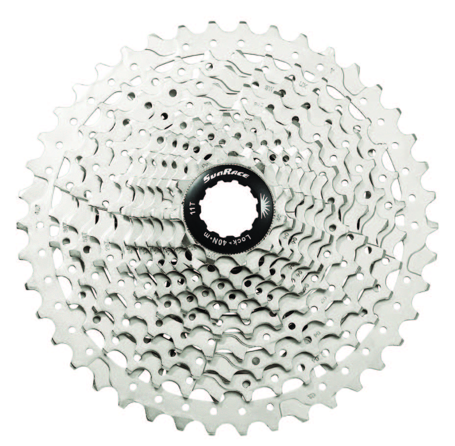 Фото Касета SunRace CSMS7 EAZ, 11 ск, 11-46Т, Silver