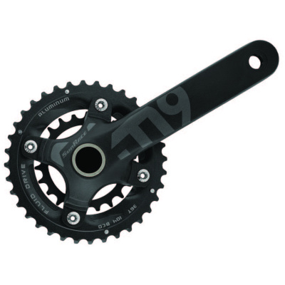 фото - Шатуны Sunrace M966 под Hollowtech (ось 24мм), на 9 шв., 36-22T, 175мм, с кареткой BBM97