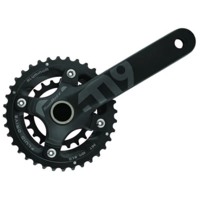 фото - Шатуни Sunrace M966 під Hollowtech (вісь 24мм), на 9 шв., 36-22T, 175мм, з кареткою BBM97