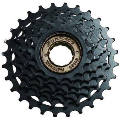 Тріскачка SunRace MFM05 6DS, 6 швидкостей, 14-28T, Black