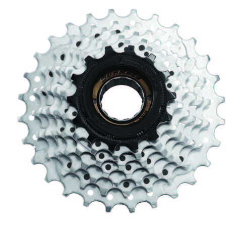 Тріскачка SunRace MFM2A 6DS 1, 6 швидкостей, 14-28T, Zinc/Black