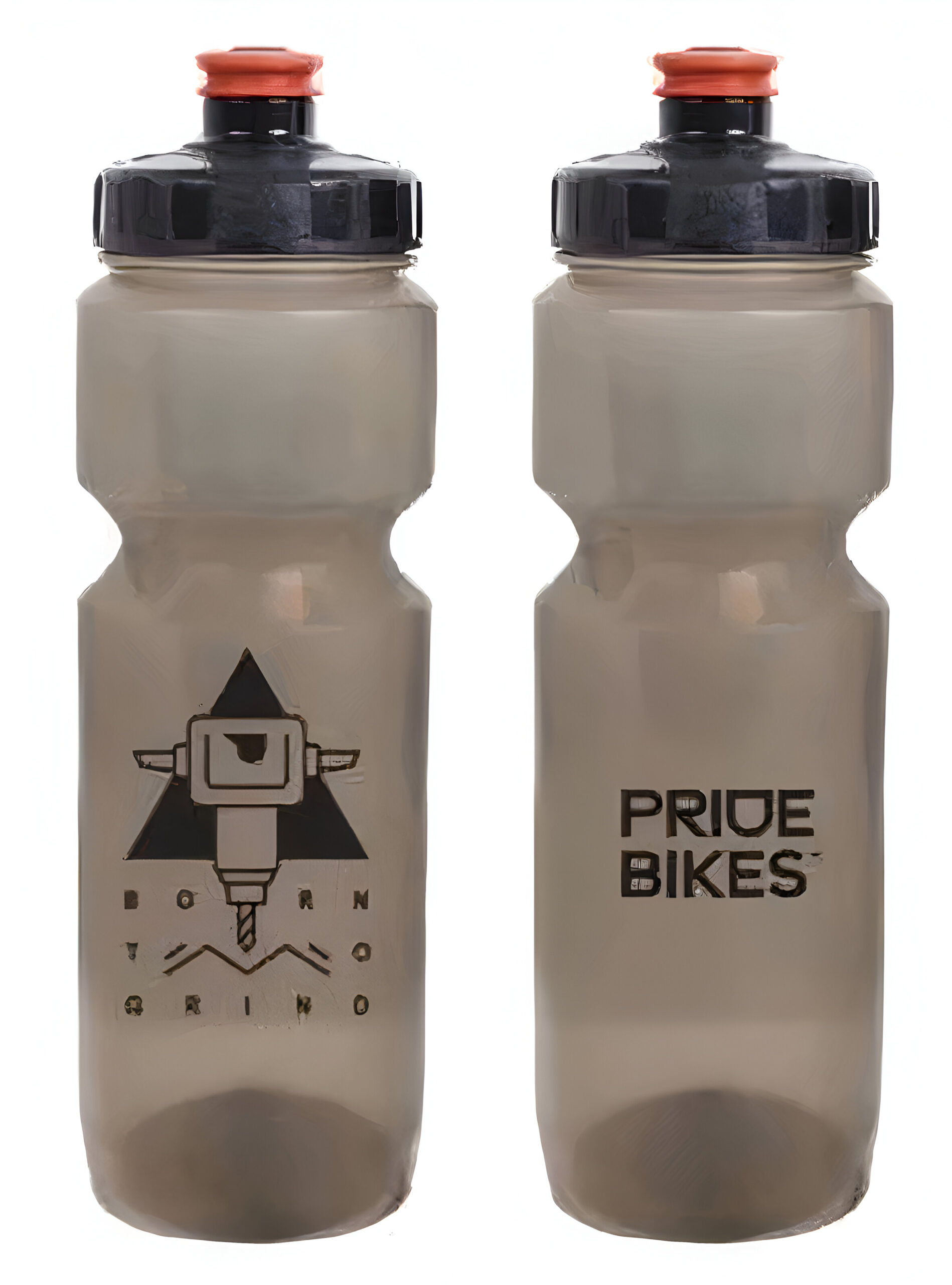 Фото Фляга 0,8 Pridebikes GBT-558LBC Born to grind, дымчатая с черным
