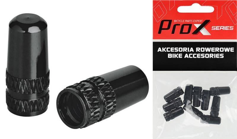 Ковпачки на ніпель ProX FV-02 Presta 10шт, чорний (C-PZ-0463)