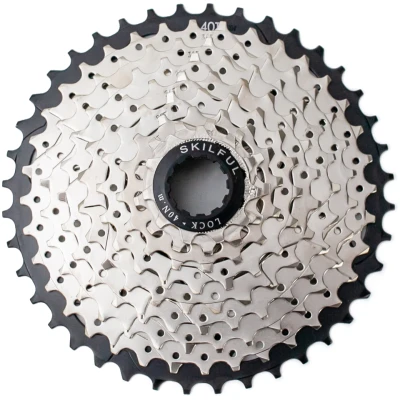 фото - Касета 9-к SkilFul CS-M370 11-40T нікельована SkilFul CS-M370 11-40T