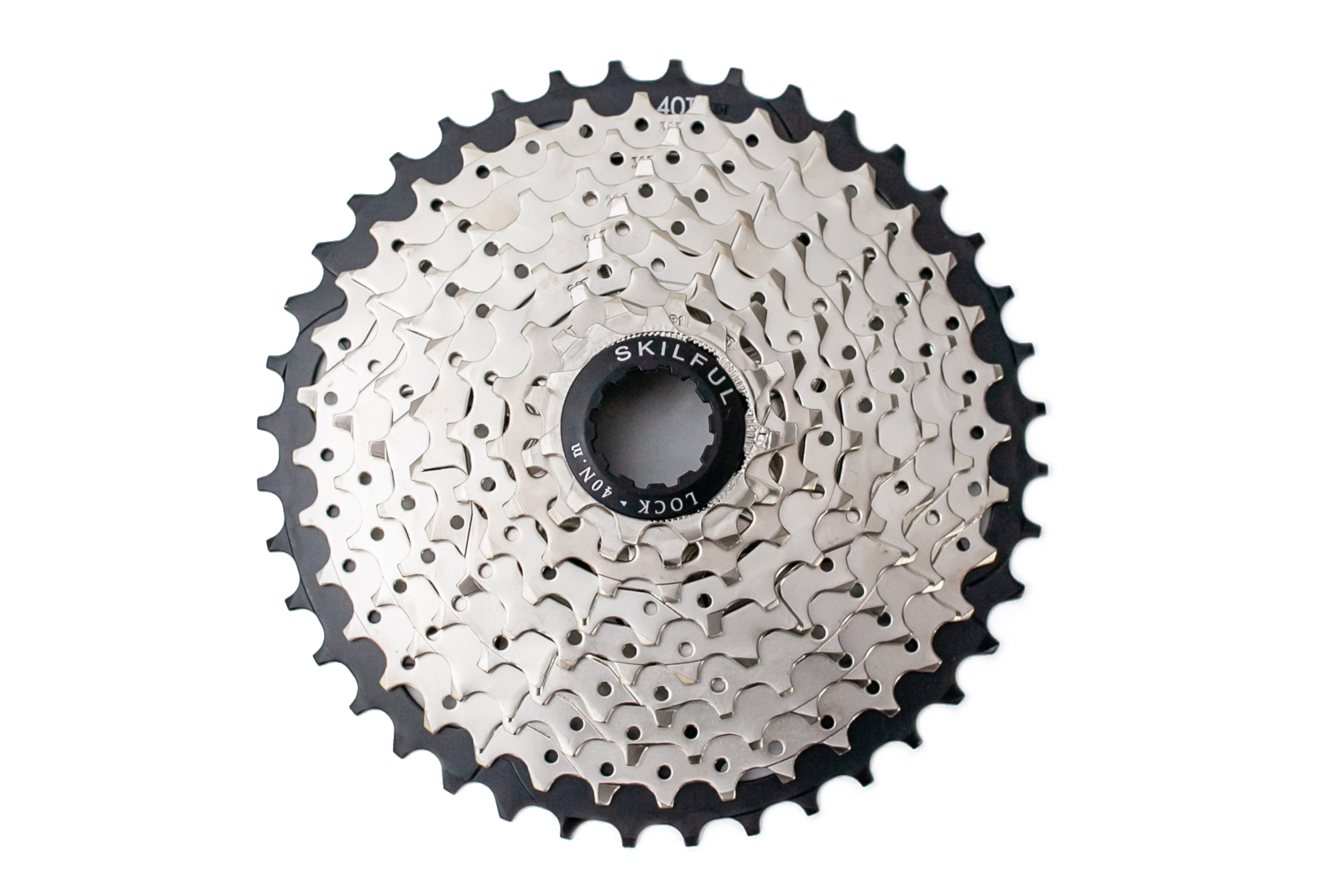 Фото Касета 9-к SkilFul CS-M370 11-40T нікельована SkilFul CS-M370 11-40T