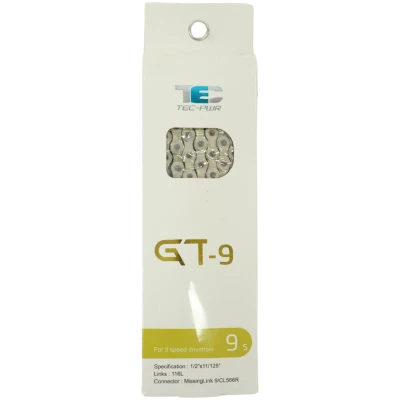 фото - Цепь 9 ск. 116 зв. замок TEC GT-9  NP/NP BOX