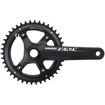 фото - Шатуни SRAM Crank Apex 1 GXP 172.5 Black Зірка 42t X-SYNC