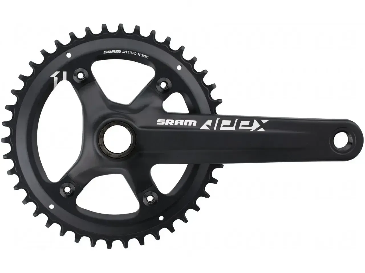 Фото Шатуни SRAM Crank Apex 1 GXP 172.5 Black Зірка 42t X-SYNC